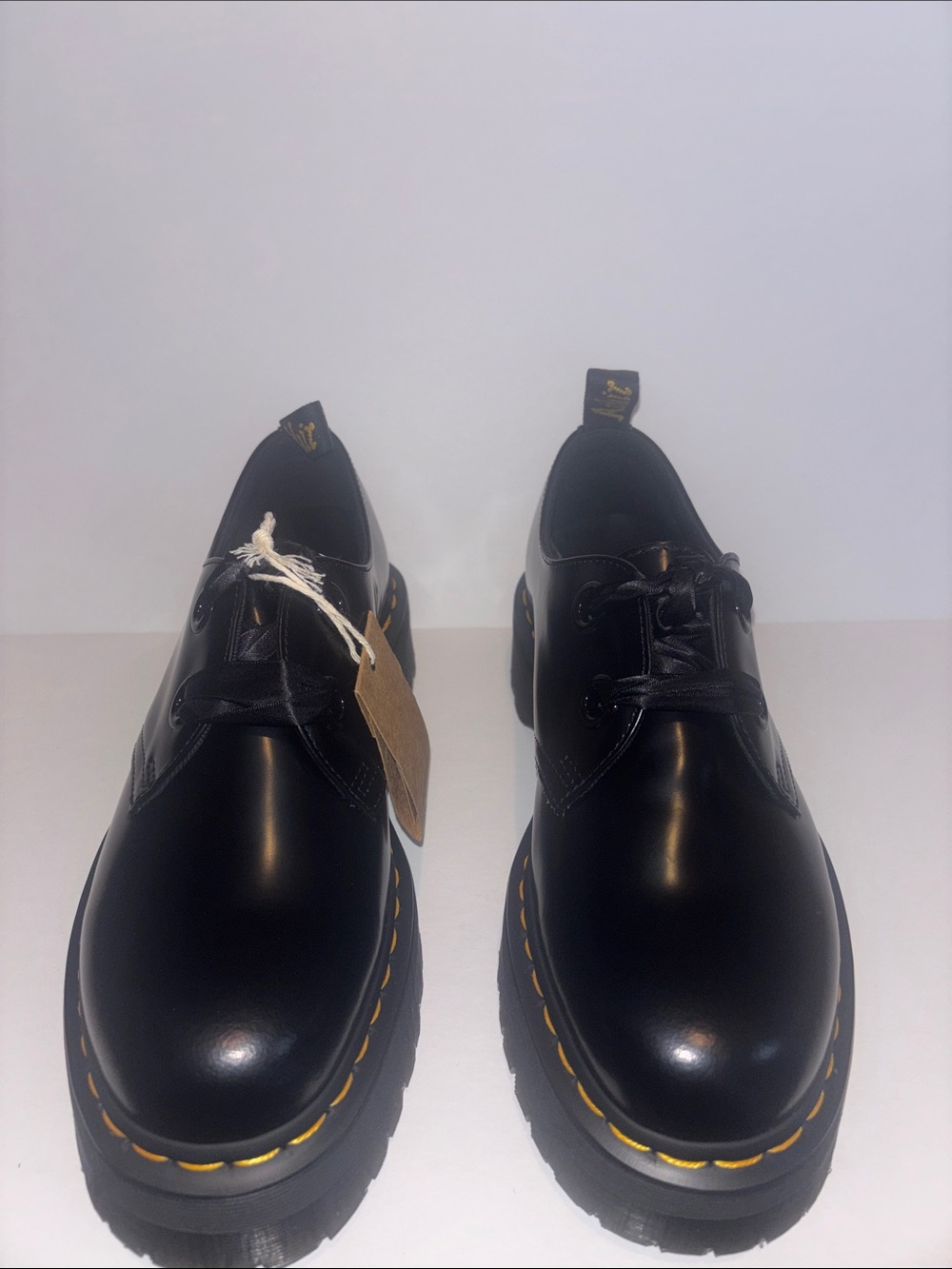 Dr. Martens Holly Black Leather